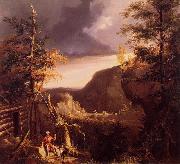Thomas Cole Daniel Boone Sitting oil on canvas